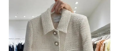 Fashionable Short Tailored Jacket Women's Loose Fit Perfume Style Korean Version Spring Autumn New Popular West Suit Top