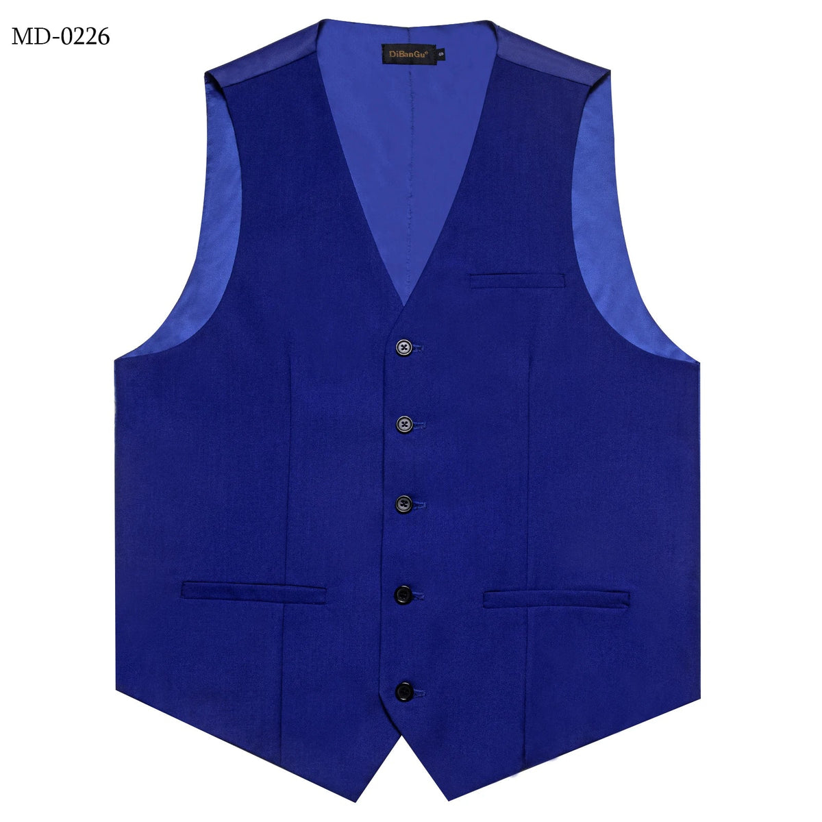 Men's Suit Vest – Solid Formal Waistcoat for Wedding, Party & Business Wear
