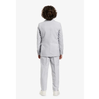 Kids Clothes 2 Piece New Fashion Notch Lapel Children Sets Formal Single Breasted Daily Casual Slim Custom Made Boy Suits