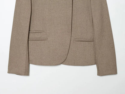 Blazers Spring Women's 2026 New Jackets Fashion Youth Elegant Office Blazers Blouse Chic Spring Travel Holiday Street Blazers