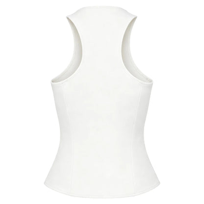 Women Sleeveless Jacket Waistcoat V-neck Fashion Solid Vest Office Lady Suits Vests for Work Communting OL Tops Tank Top Mujer