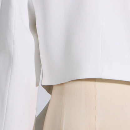 Women Trend Blazer Notched Collar Double Breasted Slimming Elegant Niche Irregular Fashion Jacket New Spring Autumn HK20370