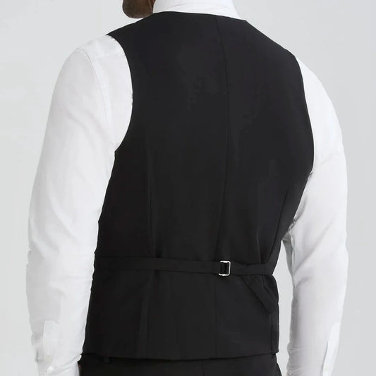 Men's Suit Vest Single Breasted Lapel Waistcoat for Wedding and Formal Occasions