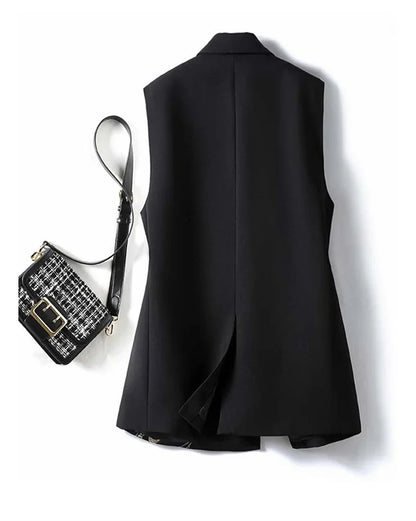 Retro Ethnic Style V-neck Vest Women Spring New Print Chinese-Style Sleeveless Waistcoat Female Blazers Vest Outwear
