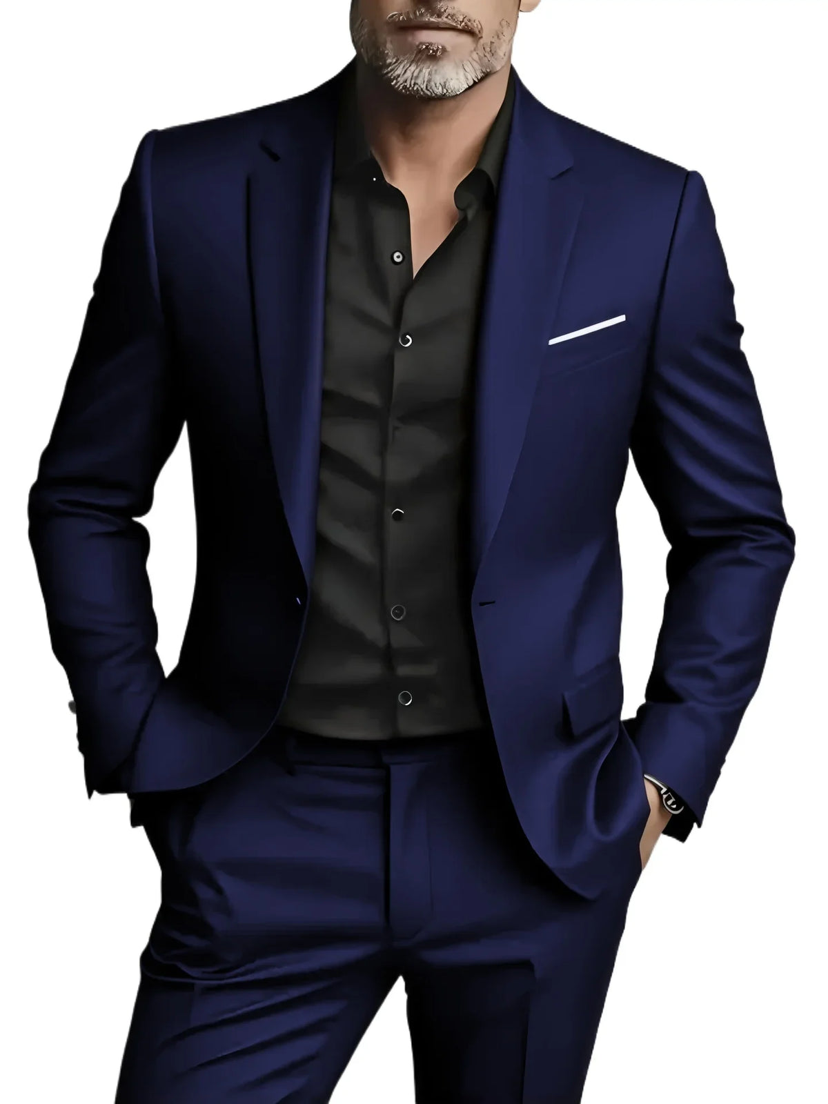 2 Pièces Costumes Homme Grande Taille Pour Mariage Marié Tuxedos Bal Ensembles Blazer Homme D'affaires Trajes De Hombre