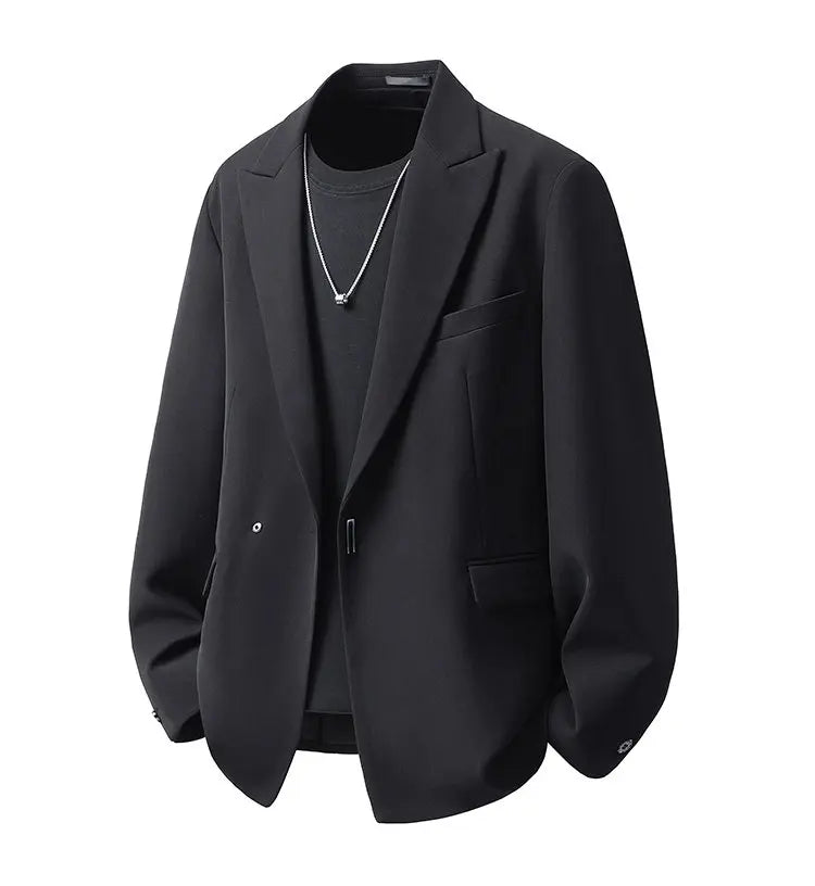 Luxury High Quality Designer Mens Suit Yamamoto Style Chaqueta De Hombre Elegantes Cool Black Streetwear Man Blazer Jackets Coat