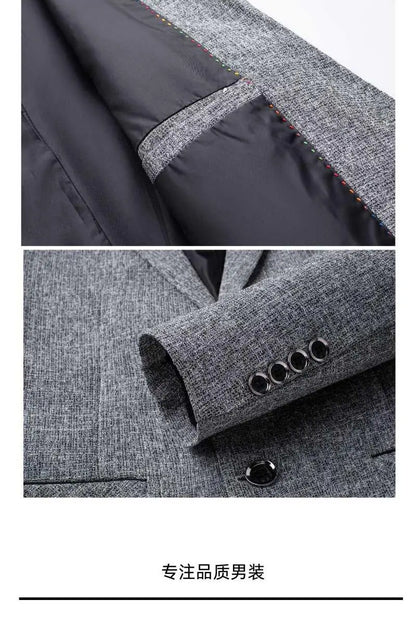 Spring New Style Men's Suit - Formal and Casual Business Casual Fashionable and Versatile Suit Jacket for Parties