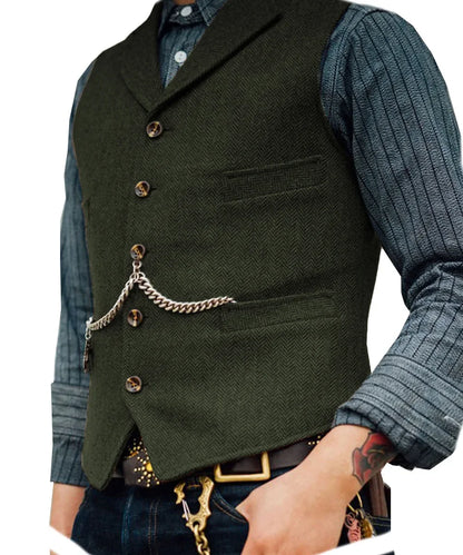 Men's Suit Vest for Wedding & Smart Casual – Multi-Color Waistcoat