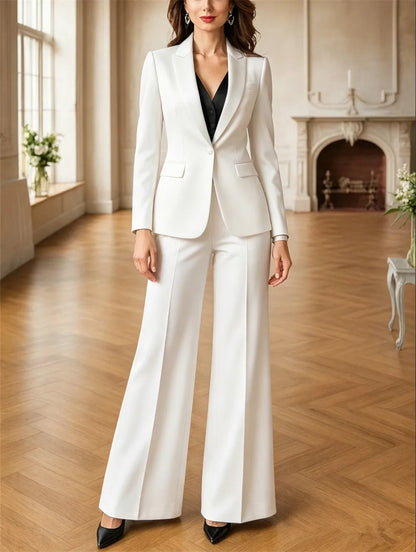 Charming Burgundy Women's Suits 3 Piece Suit Official Outfits Formal Event Wear Women's Business Set (Jacket+Vest+Pants)