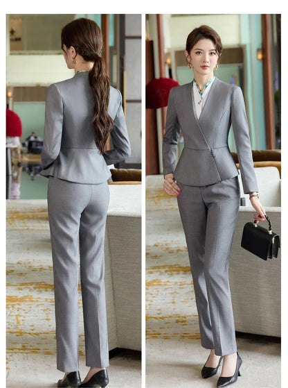 Fashion professional women's two-piece pants+suit jacket, exquisite  elegant, new for autumn  winter 2025
