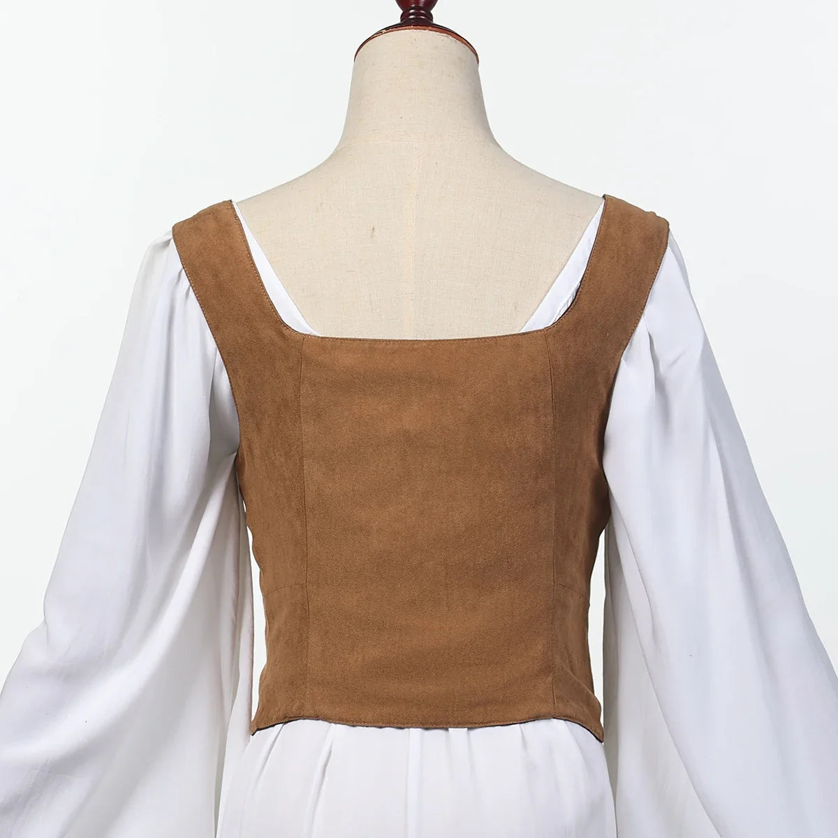 Pirate Corset Vest Steampunk Waistcoat Women Halloween Medieval Cosplay Tops