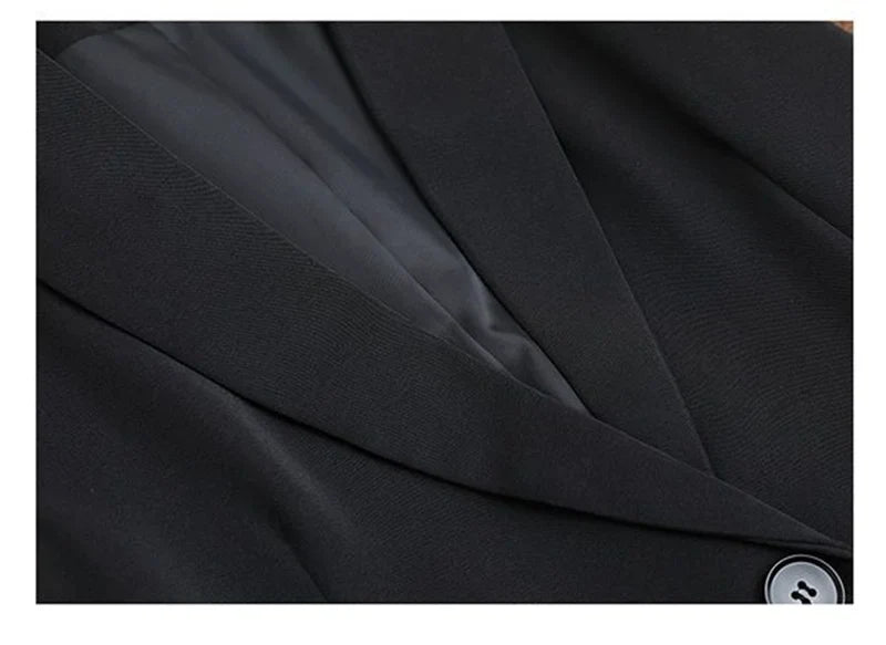Autumn New Casual Lined Blazer Vest For Women Korean Loose Single Buckle Sleeveless Suit Coat Female Waistcoat Black Vest