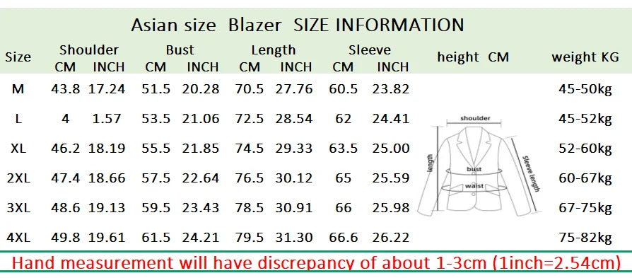 2026 New Men's Pinstripe Blazer High Quality Business Casual Slim Fit Suit Jacket For Work & Daily Wear