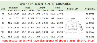 2026 New Men's Pinstripe Blazer High Quality Business Casual Slim Fit Suit Jacket For Work & Daily Wear