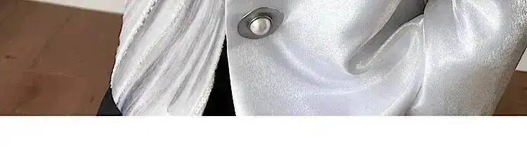 2026 New Original Luxury Temperament Sequin Gauze Patchwork Design Blazer Coat Men Elegant Handsome Casual Jacket JY7013