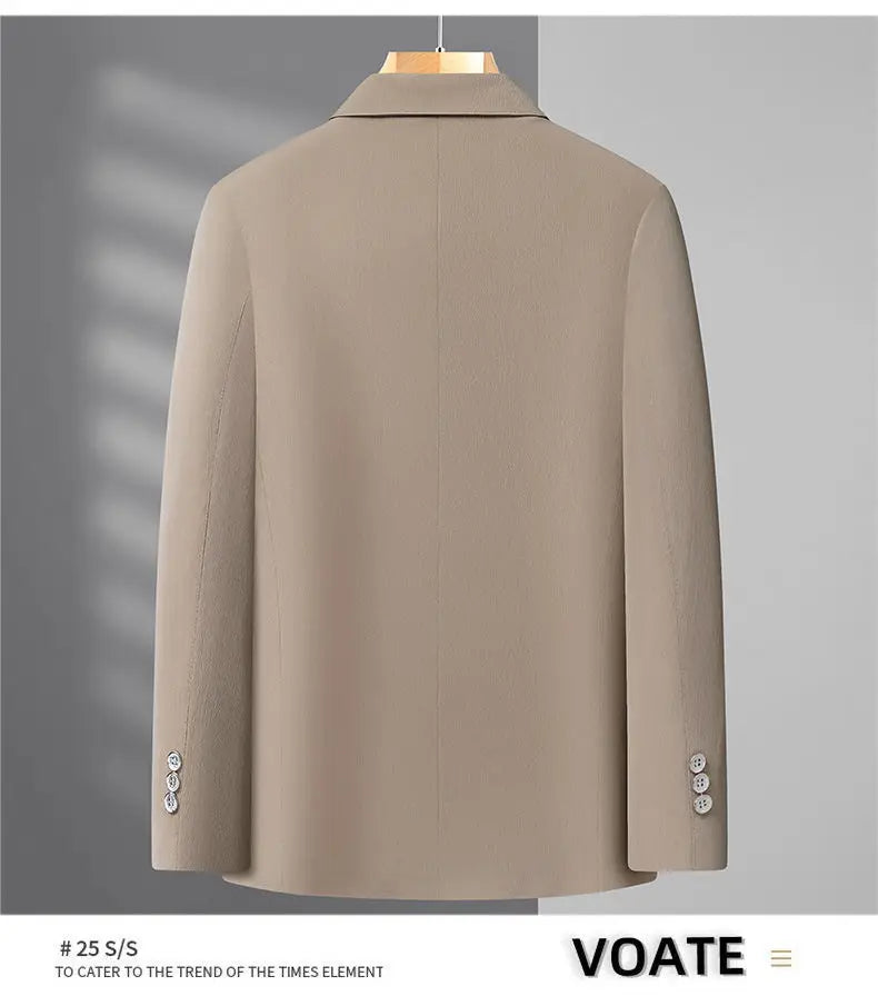 Blazer Men's Fashion Business Outdoor Travel Youth Campus Wedding Versatile Host Shaping Casual Korean Style Thin Style Blazer