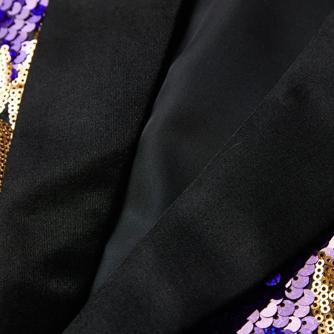 European and American Sizing Men's Dance Stage Performance Leaf Sequin Banquet Group Wear Evening Stage Business Fashion Blazer