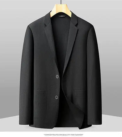 Blazer Men's Fashion Outdoor Travel Wedding Stylish Multi-purpose Casual Slim-Fitting Lightweight Cool and Breathable Blazer