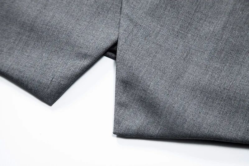 Men's Suit Vest Single Breasted Formal Waistcoat for Men Black Gray Wedding Business
