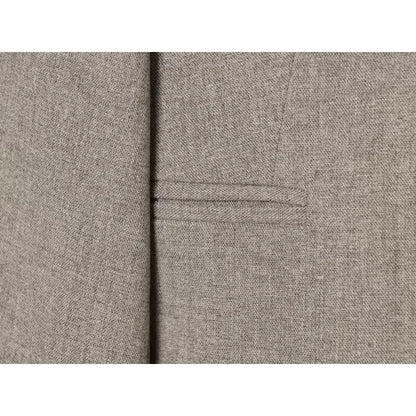 Elegant Women Tailored Blazers with Lapel Buttons New in Fitted Blazer with False Double Welt Pockets Spring Taupe Brown Outwear