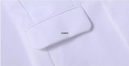 Boys Formal Suit Set White Single Breasted Kids Wedding Tuxedo