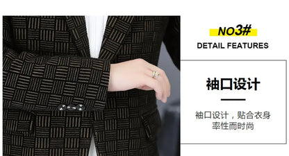 2026 Blazer Autumn and Winter Men's Fashion Outdoor Wedding Trend Slimming Business Casual Korean Version Thickened Warm Blazer