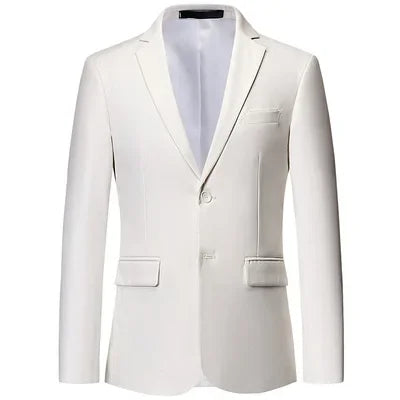 Men's Slim Fit Blazer for Wedding and Business Formal Occasions – Multiple Colors