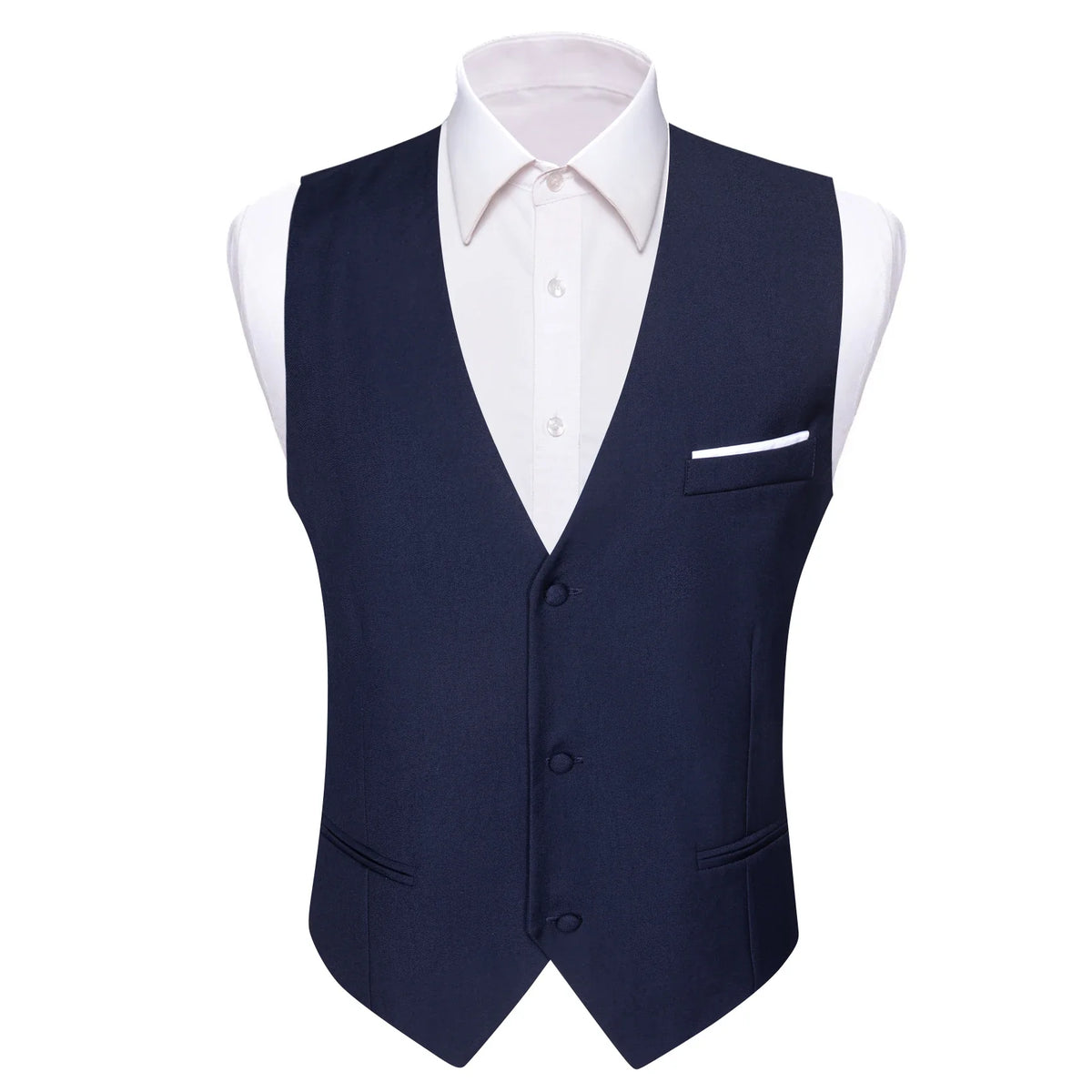 Men's Slim Fit Dobby Vest – Multi-Color Formal Waistcoat for Weddings & Smart Events