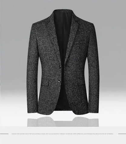 High Quality Men's Blazer Spring Non Ironing Solid Suit Jacket Business Casual Blazer Men Clothing Wedding Suit Jackets A5FX102