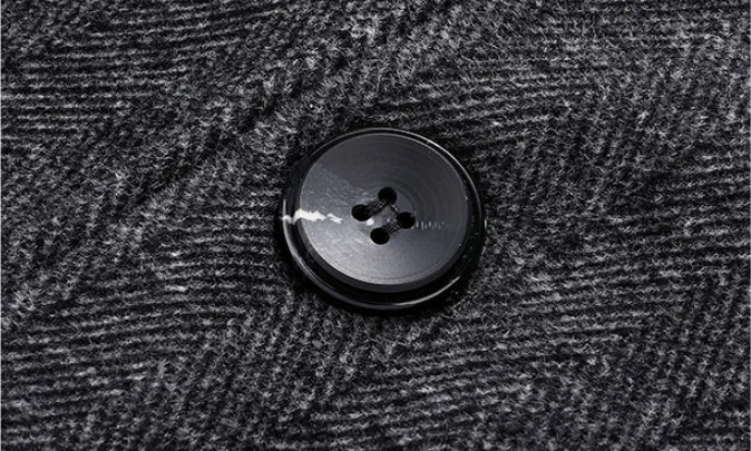 Mens Designer Knitted Wool Stretch Coat Casual Business Handsome Overcoat High Quality Fashion 2024