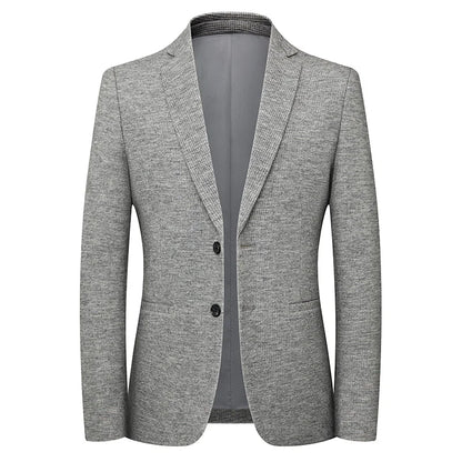 Blazer's New Men's Fashion Outdoor Travel Camping Youth Wedding Versatile, Hosting Campus Slimming Casual Korean Version Blazer