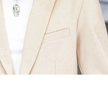 Blazer Men's fashion outdoor travel gentleman wedding Slimming Business versatile Trendy Casual Korean-style formal wear Blazer