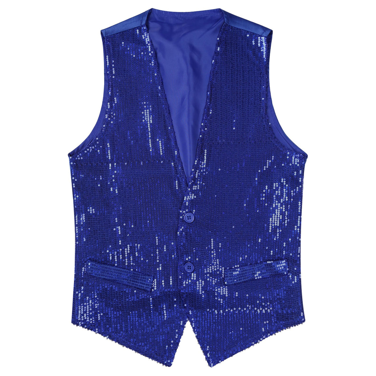Fashion Women Sleeveless Vests Glittery Sequins Vest Music Festival Clubwear Waistcoat for Jazz Dancing Party Club Costumes