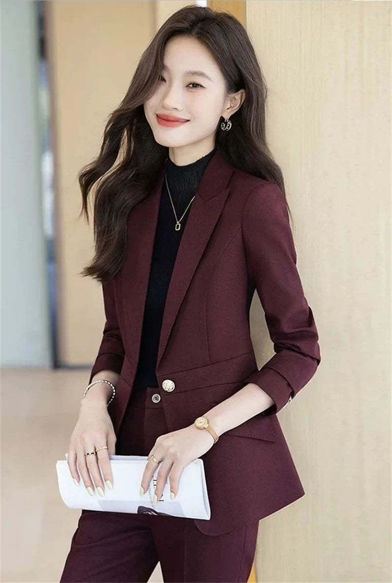 Women Blazers Spring Summer New Fashion Korean Silk Satin Suit V-neck Loose Top Jacket Single Button Suit Blazers Outerwear