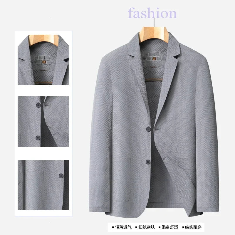 Blazer 2026 New Men's Fashion Outdoor sunscreen Blazers men Slim Casual quick drying sunscreen clothing Formal Wear jackets