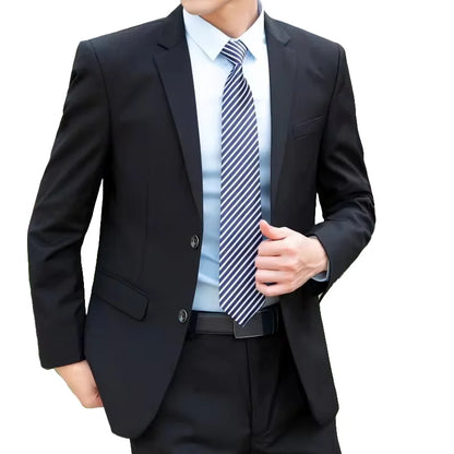 Men's Slim Fit Formal Suit Set – Blazer & Pants for Business, Wedding & Special Occasions