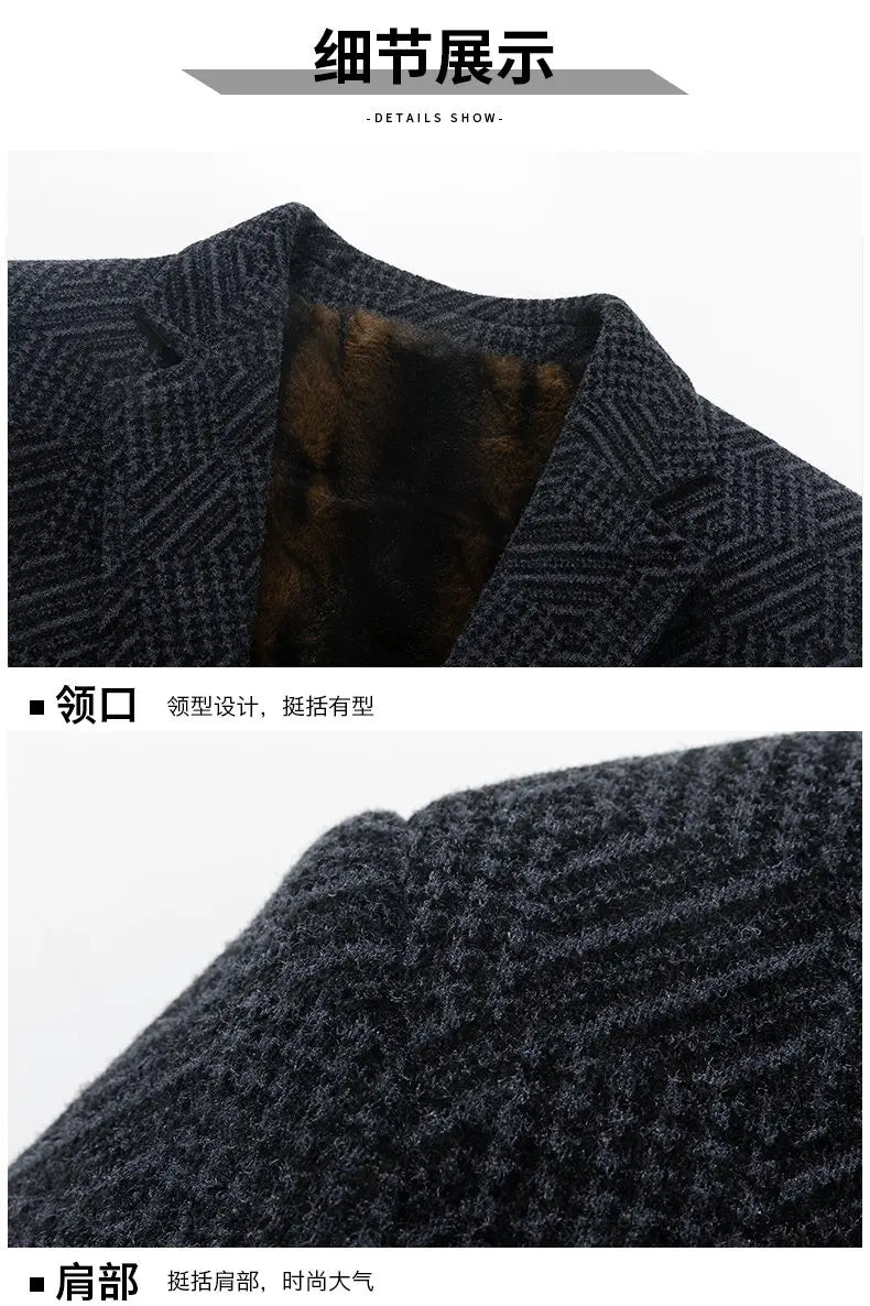 High-quality, fashionable, stylish, versatile and trendy business casual suit jacket by Chenille