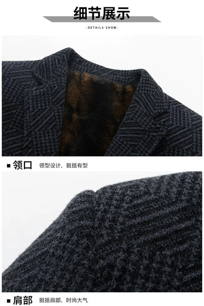 High-quality, fashionable, stylish, versatile and trendy business casual suit jacket by Chenille