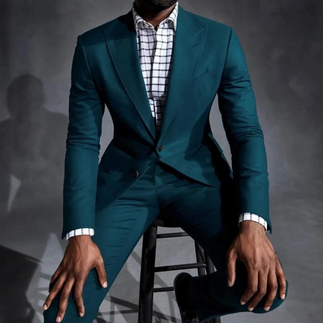 Men's Elegant Pink 2-Piece Wedding Suit Single Breasted Blazer Terno with Shawl Lapel And Black Pants Formal Costume Jacket