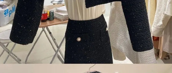 Fashionable Short Tailored Jacket Women's Loose Fit Perfume Style Korean Version Spring Autumn New Popular West Suit Top