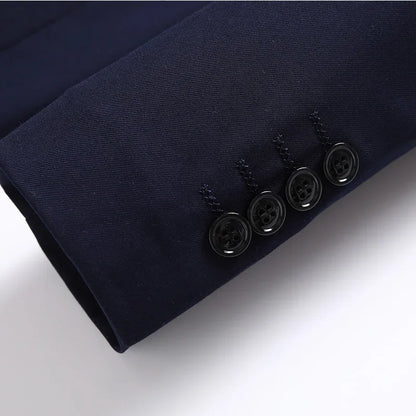 Blazer Fashionable Business Outdoor Gentleman, Trendy Solid Color Men, Formal Casual and Slimming Wedding Host Gentleman Blazer