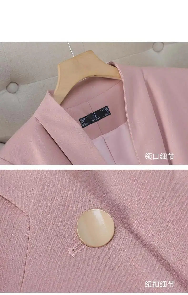 Spring Fashion Slim Fit Blazers Women's Coat Jacket New Autumn Outerwears Elegant Office Lady Casaco Plus Size Veste Femme