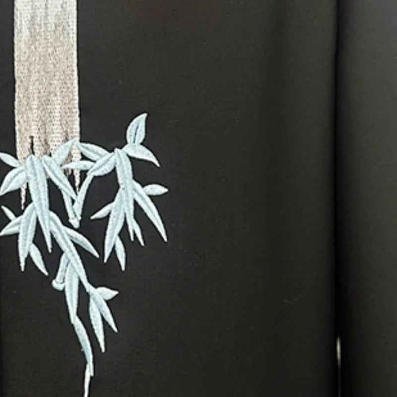 Women Chic Blazer Chinese Style Embroidery Stand Collar Elegant Fashion High Street Trendy Jacket New Spring Autumn HK20319