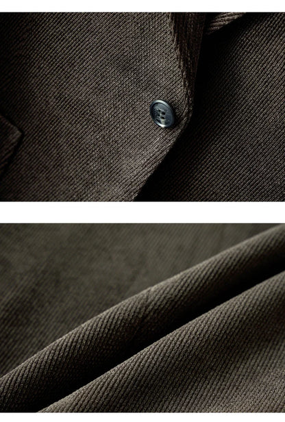High Quality Fashion Handsome Business Leisure Autumn and Winter New Suit Thick Material Suit Jacket  Blazer Masculino Slim Fit