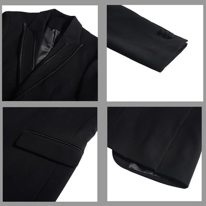 High-quality suit formal wear for men, fashionable and stylish business trend suit jacket, new business casual suit jacket