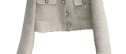 Fashionable Short Tailored Jacket Women's Loose Fit Perfume Style Korean Version Spring Autumn New Popular West Suit Top