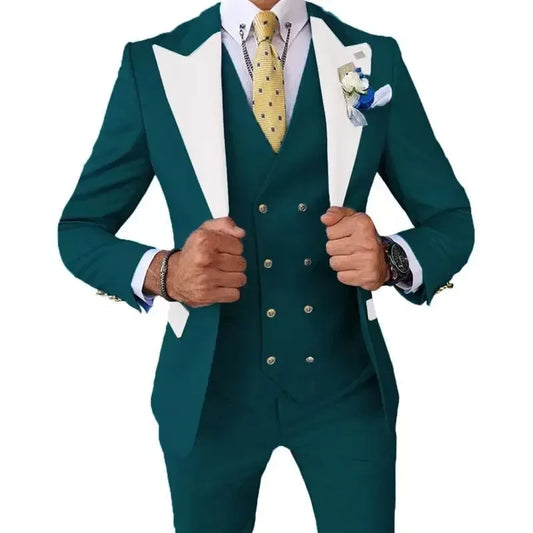 Formal Men wedding Suits with Plus Size Options for Wedding Parties Trajes Elegante Para Hombres Trajes De Hombre