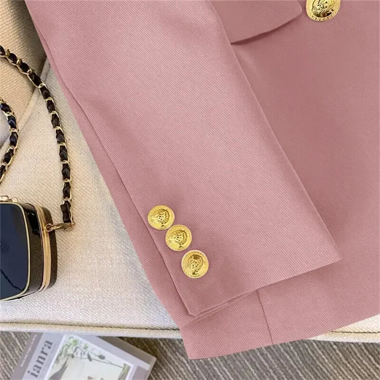 Slim Fit Women's Office Blazer High-End Casual Korean Fashion Spring Autumn New Loose Blazers Temperament Coats for Women