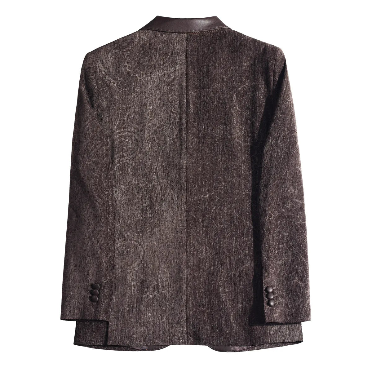 High-quality men's fashionable suit jackets, autumn and winter casual patchwork suits, new high-end patchwork suits