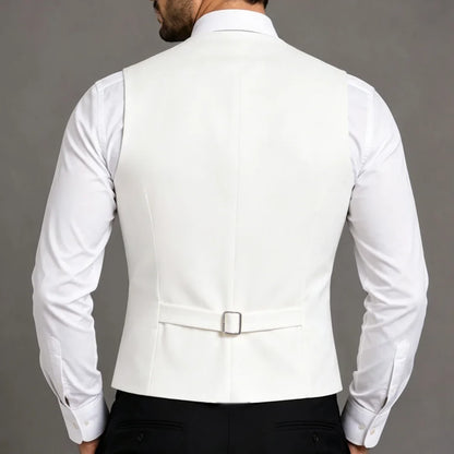 Men's Double Breasted Vest for Wedding & Formal Occasions